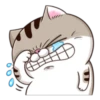 Fat Cat Ami @StickersCloud 25