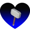 Colored hearts 7