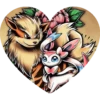 Colored hearts 12