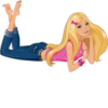 💞Barbie drawings💞 17