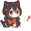Black Kitten Girl 12
