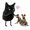 Black Cat @TVstickers 21
