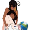 ЧёрнаR Дыра тRн @anime_stickerr 8