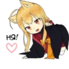 @anime_stickerr Лиса 🦊 17