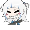 Gawr Gura ➜ @animee_stickers 20