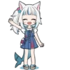 Gawr Gura ➜ @animee_stickers 30
