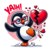 Penguin Valentine clásica 12
