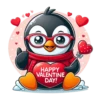 Penguin Valentine clásica 13