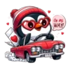 Penguin Valentine clásica 16