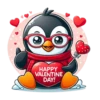 Penguin Valentine clásica 24