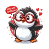 Penguin Valentine clásica 25