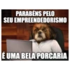 PARABÉNS PELO SEU EMPREENDEDORISMO É UMA BELA PORCARIA