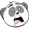 Panda Alex sticker's by 5