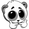 Panda Alex sticker's by 16