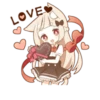 YURUNEKO sticker for celebrations 6