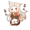 YURUNEKO sticker for celebrations 9