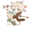 YURUNEKO sticker for celebrations 14