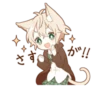 YURUNEKO sticker for celebrations 15