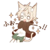 YURUNEKO sticker for celebrations 27