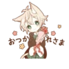 YURUNEKO sticker for celebrations 28