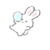 White Bunny🐰 by 26