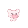 The bear shoots an arrow of love 5