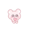 The bear shoots an arrow of love 13