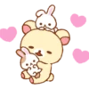 Rilakkuma's Family stickers 2 5