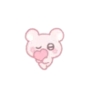 The bear shoots an arrow of love 14