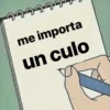me importa un culo