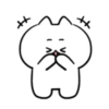 Cute moving kitten sticker 6