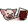 LIHKG Pig Animated (Pixel Art) 25