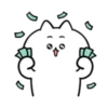 Cute moving kitten sticker 13