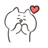 Cute moving kitten sticker 15
