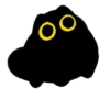 Owl Black Cat 13