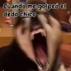 Cuando me golpeó el dedo chico