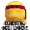 高手 NADIE JUEGA CON MI PACIENCIA