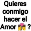 Quieres conmigo hacer el Amor?