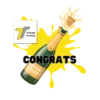 T Timange Trucking CONGRATS Champagne