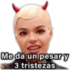 Me da un pesar y @paraguayita_01 3 tristezas