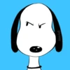 ♥️ Snoopy enojado 3😡 7