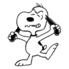 ♥️ Snoopy enojado 3😡 11