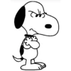 ♥️ Snoopy enojado 3😡 12