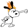 ♥️ Snoopy enojado 3😡 13