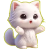 Gatito Blanco🎀💞1🇵🇪Clásica 16