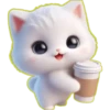 Gatito Blanco🎀💞1🇵🇪Clásica 17