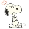 ♥️ Snoopy enojado 3😡 17