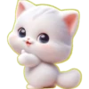 Gatito Blanco🎀💞1🇵🇪Clásica 20
