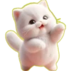 Gatito Blanco🎀💞1🇵🇪Clásica 30