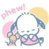 Pochacco's Everyday Stickers 1 12